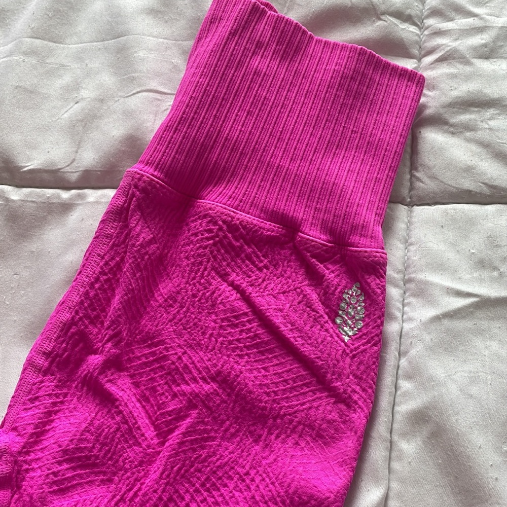 Hot pink leggings